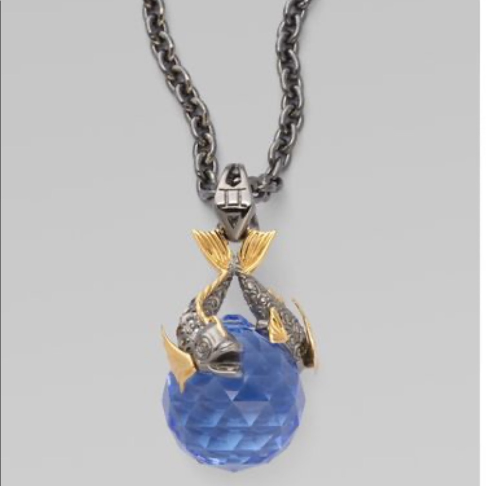 Stephen Webster Blue Pisces Astro Pendant Necklace